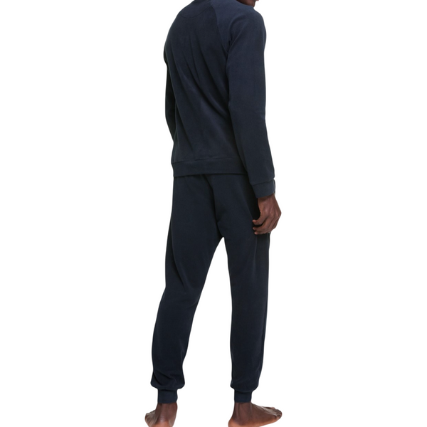 Men’s Fleece Navy Personalized Sleepwear Set
