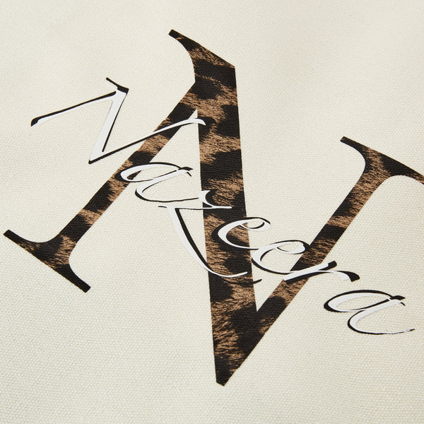 XLarge Personalized Waterproof Canvas Tote - Black Trim