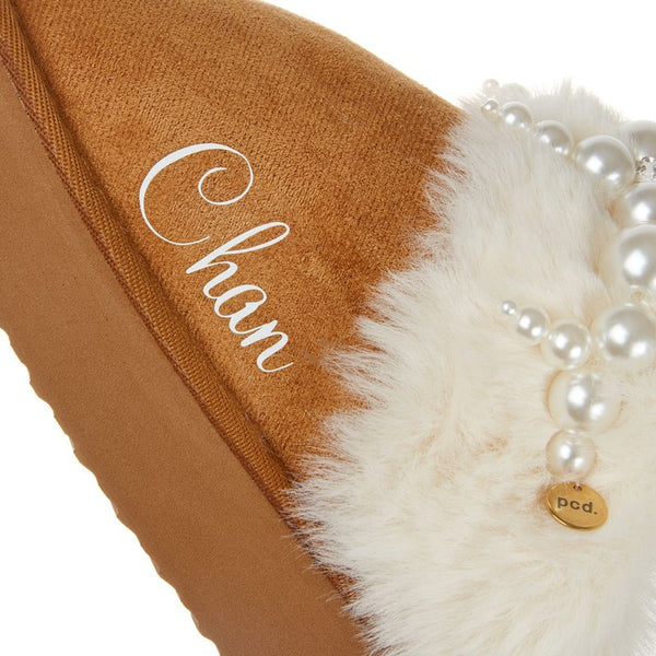 Camel Pearl Slippers