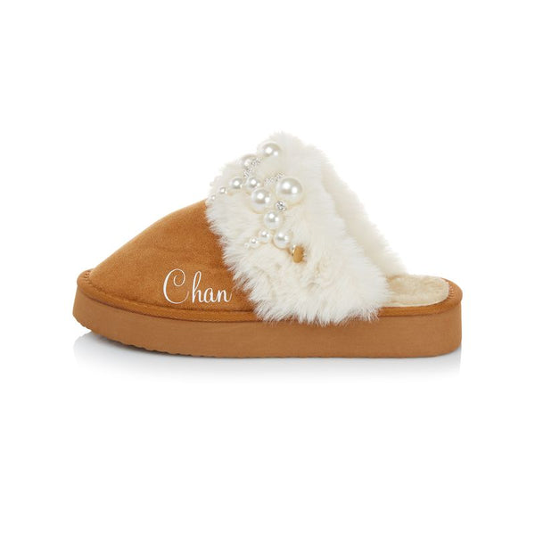 Camel Pearl Slippers