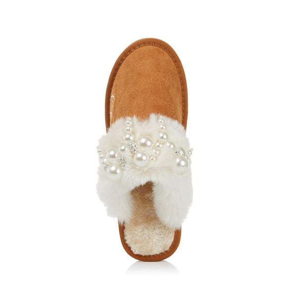 Camel Pearl Slippers