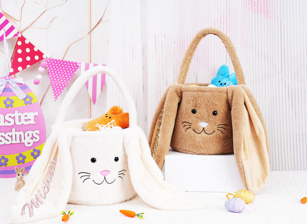 Personalized Easter Basket - Brown