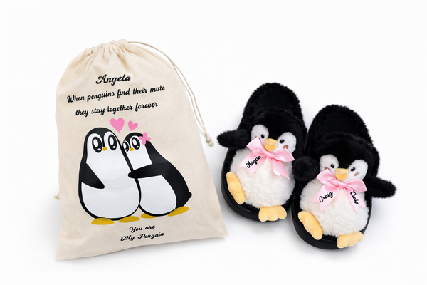 My Penguin Slipper Gift Set