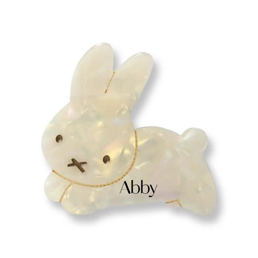 Personalized Bunny Claw Clip