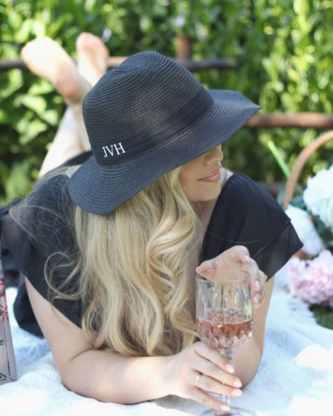 Black Personalized Fedora Hat