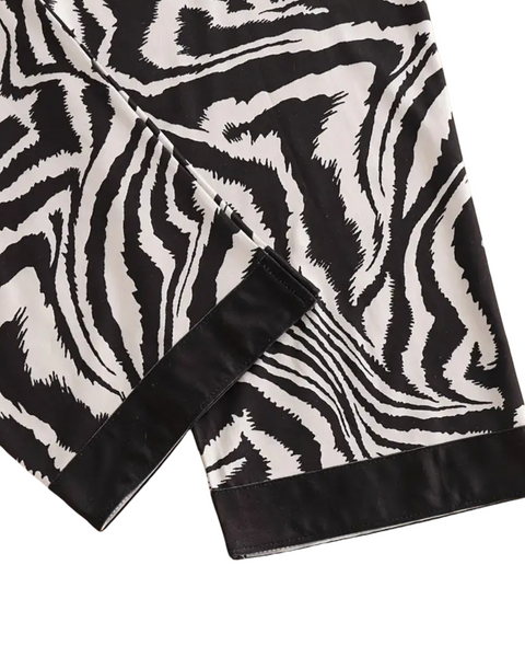 Zebra Print Pj Set
