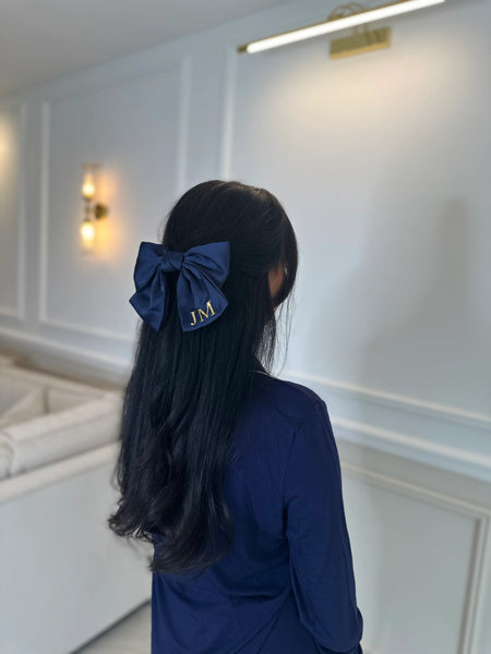 Personalized Bow - Navy
