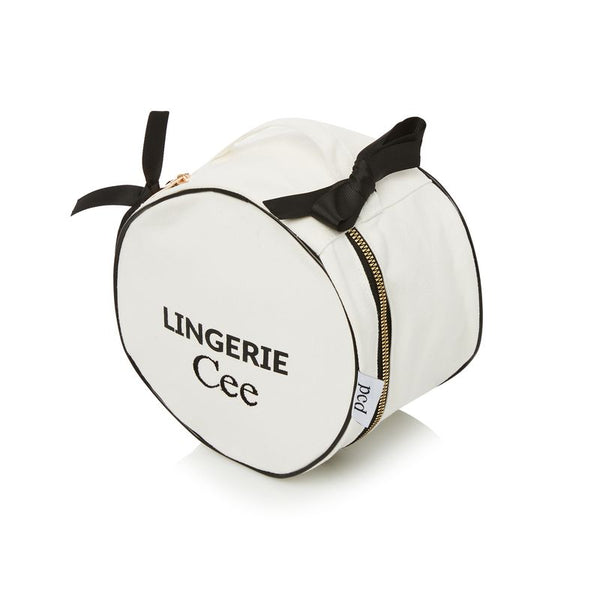 PCD Cotton Lingerie Case - White
