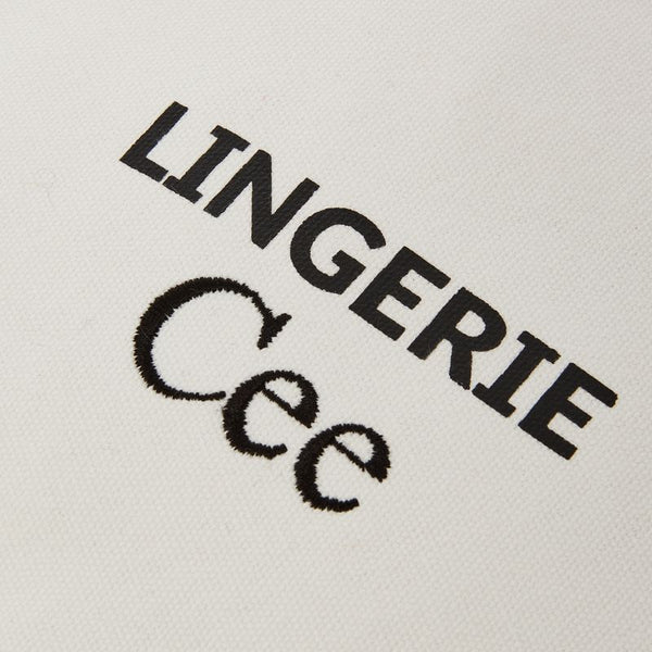 PCD Cotton Lingerie Case - White