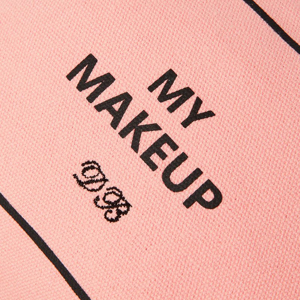 Blush Cotton Makeup Pouch