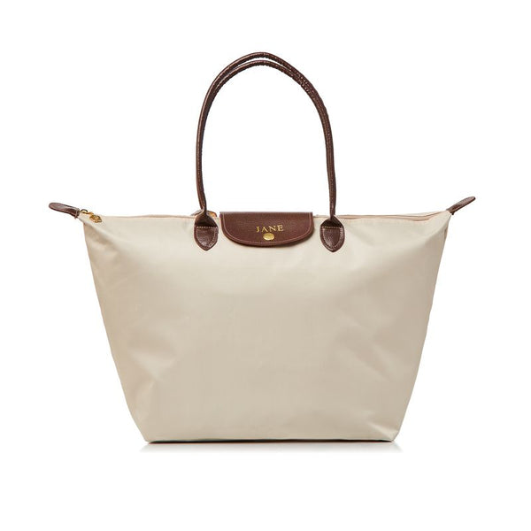 Le Voyager Large Travel Tote - Beige