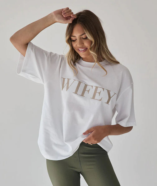 Ladies Embroidered Shirt - WIFEY