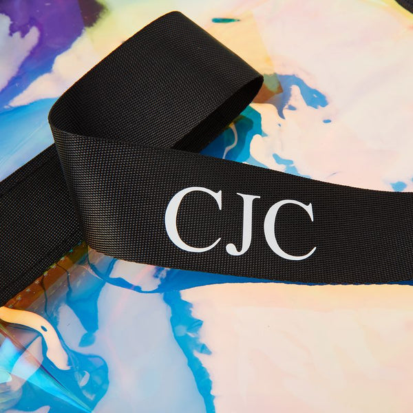 Auroa Personalized Beach Tote -Black