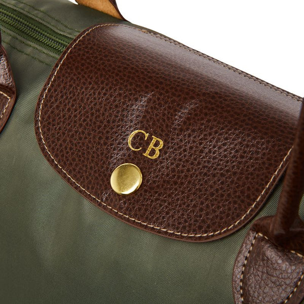 Le Voyager Large Travel Tote - Olive Green