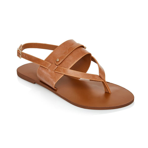 Camel Thong Customizable Sandals