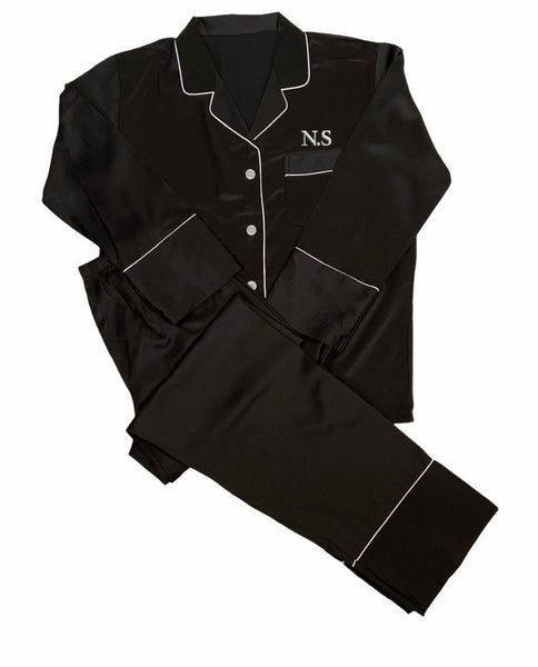 Black Long Sleeve PJ Set