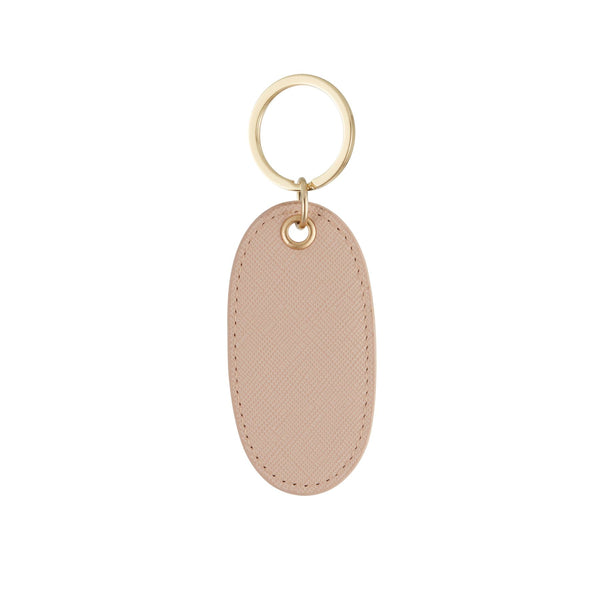 Oval Nude Personalized Keychain