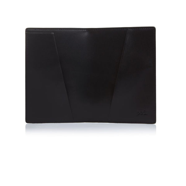 Black Passport Holder and Luggage Tag Set