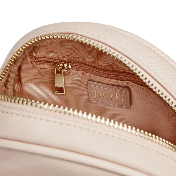 Kids Personalized Nude Mini Circular Bag