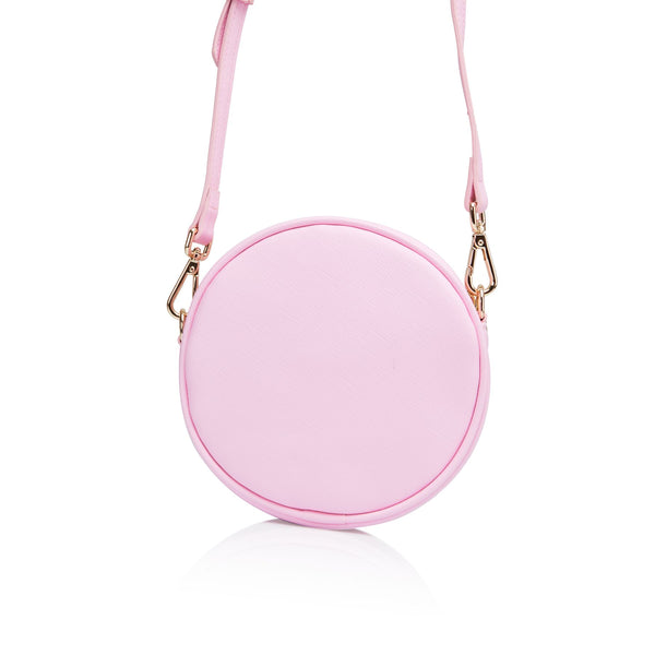 Kids Pink Personalized Mini Circular Bag