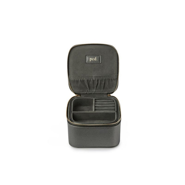 Gunmetal Jewelry Box - Double Layered Keep Sake Box