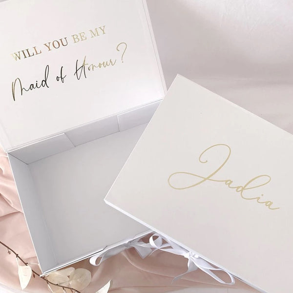 Personalized Luxury Gift Box - White