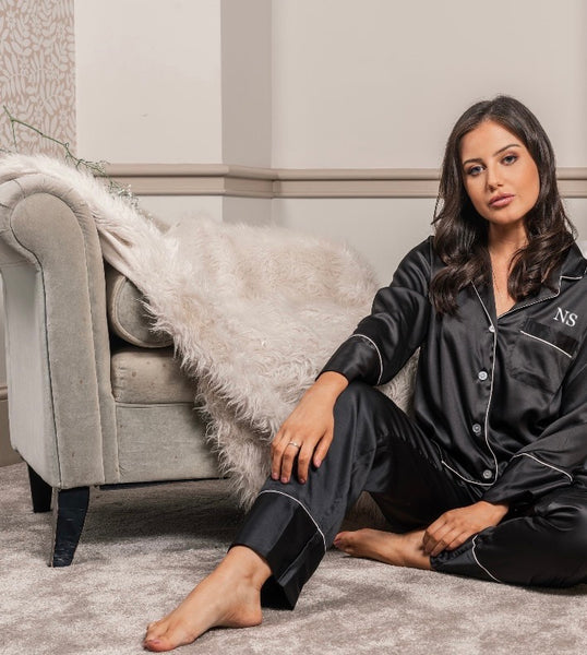 Black Long Sleeve PJ Set