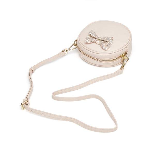 Kids Personalized Nude Mini Circular Bag