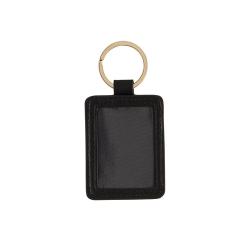 Personalized Black Photo Framed keychain 