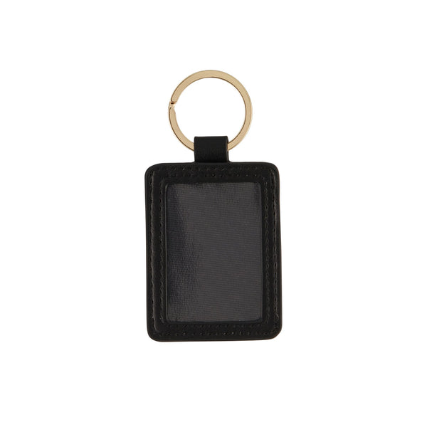 Personalized Black Photo Framed keychain