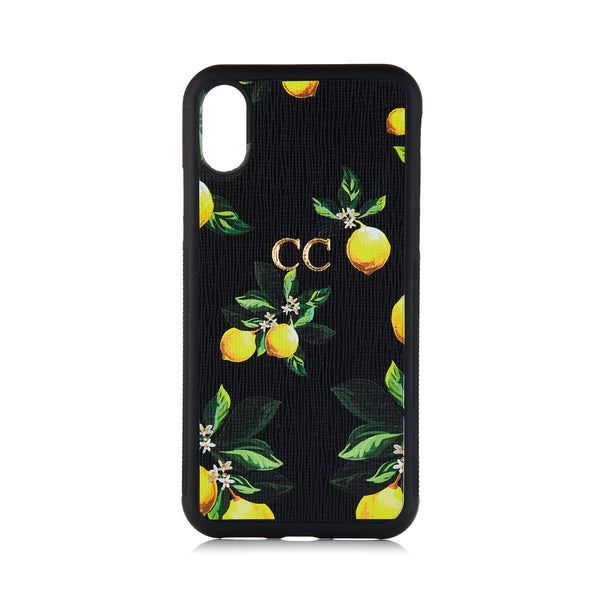 Lemon Bliss Black phone Covers