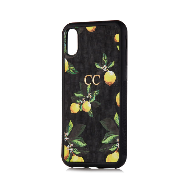 Lemon Bliss Black phone Covers