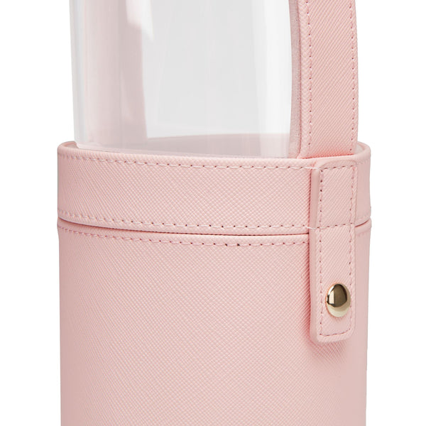 Pink Personalized Makeup Brush Tube