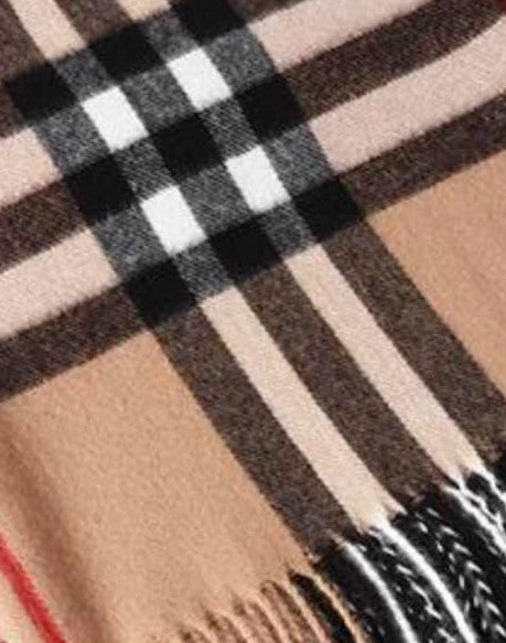 Plaid Cashmere blend