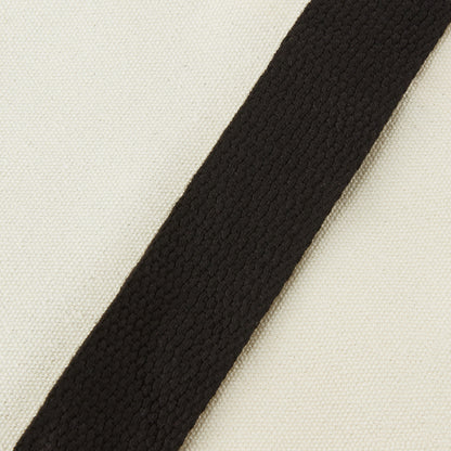 XLarge Personalized Waterproof Canvas Tote - Black Trim
