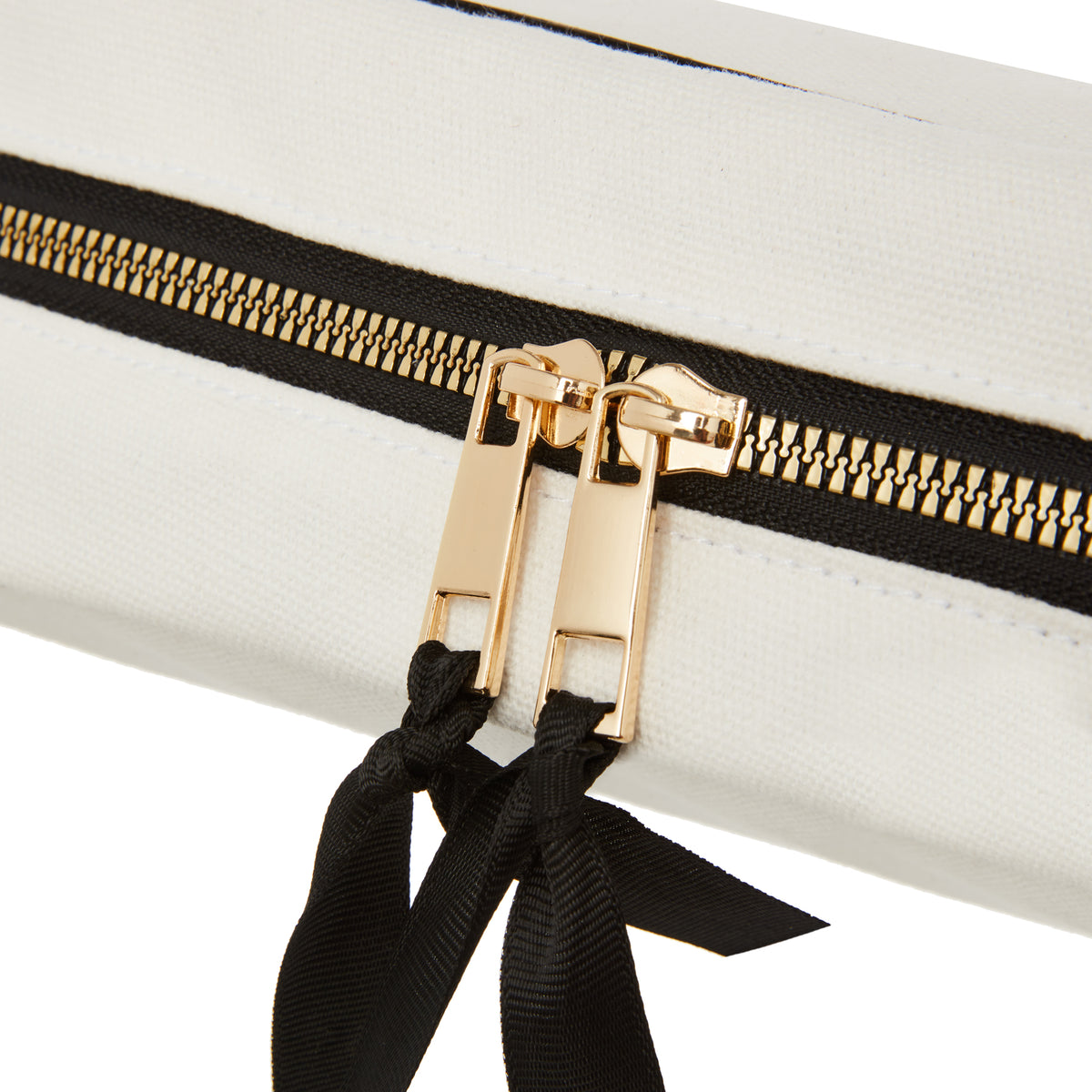 2 Piece Large Cotton Toiletry Bag - White