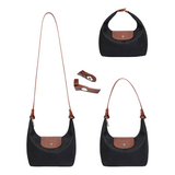 The 3-way Convertible Dumpling Bag - Black