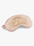 Personalized Silk Satin Eye Mask - Champagne