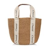 pcd. Woody Raffia Tote