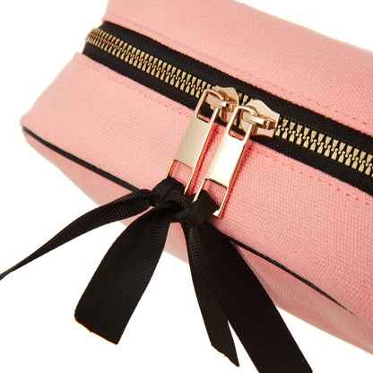2 Piece Large Cotton Toiletry Bag - Blush Pink