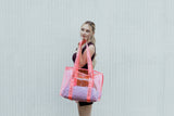 Auroa Personalized Beach Tote -Pink