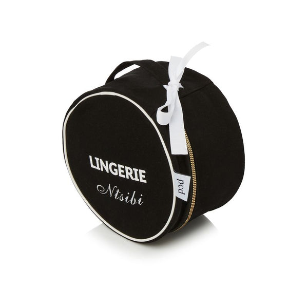PCD Cotton Lingerie Case - Black