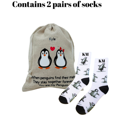 Men's Personalized Socks gift set - you are otterly amazing.