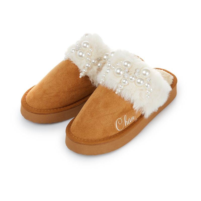 Camel Pearl Slippers