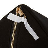 PCD Cotton Makeup & Toiletry Bag — Black