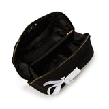 PCD Cotton Makeup & Toiletry Bag — Black