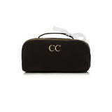 PCD Cotton Makeup & Toiletry Bag — Black