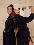 Load image into Gallery viewer, Couple's Gowns Sets - Black
