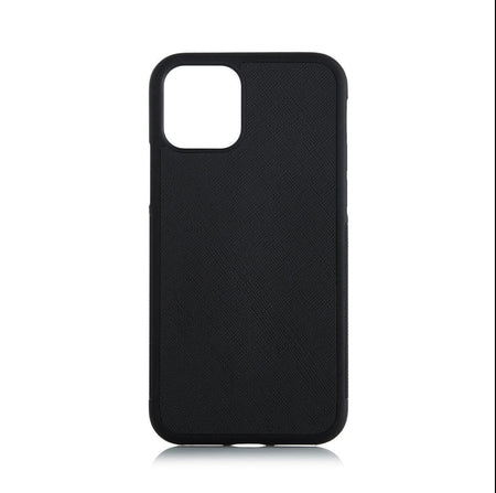 Black Crossbody phone Covers with a Solid Black Strap