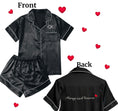 Load image into Gallery viewer, Black Ladies Personalized PJ sets Forever & Always
